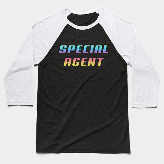 Special Agent Sacrifice Baseball T-Shirt by PallKris